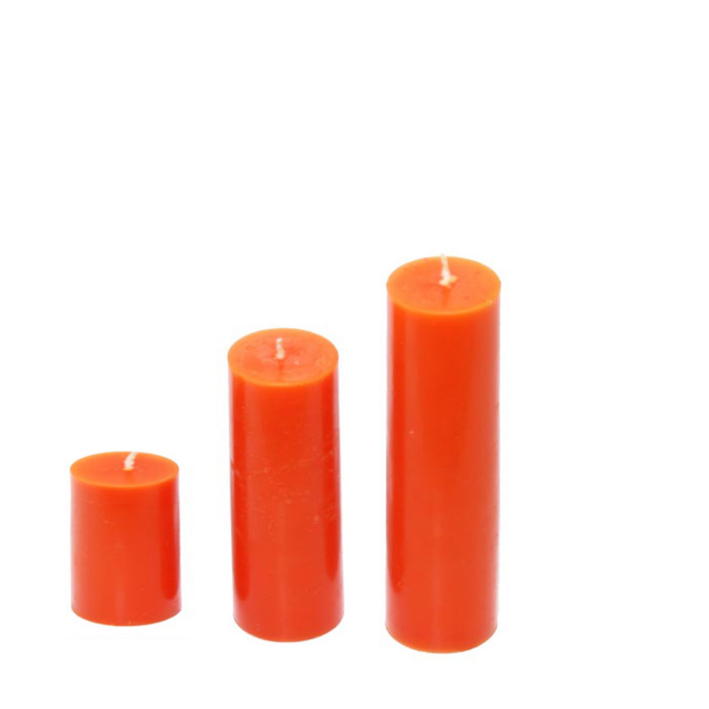 شمع استوانه ای 51015 نارنجی 3