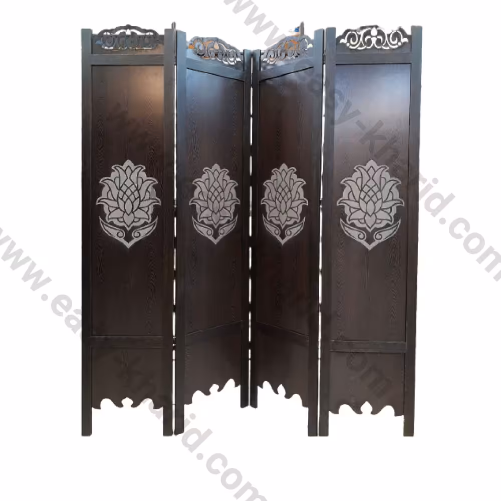 پاراوان چوبی حک لیزری کد 1066