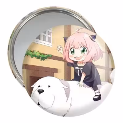 آینه جیبی خندالو مدل انیا فورجر انیمه اسپای ایکس فمیلی Spy x Family کد 17682