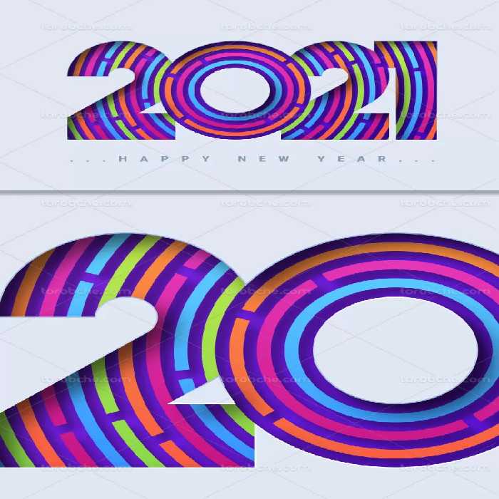 وکتور لوگو 2021 رنگی | گرافیک با طعم تربچه