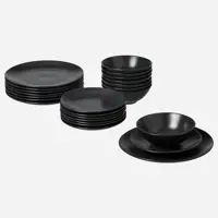 سرویس غذاخوری 24 پارچه سرامیکی ایکیا IKEA-FÄRGKLAR