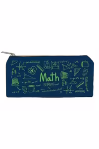 زیپ کیف سایز B5 Math سرمه ای دات نوت