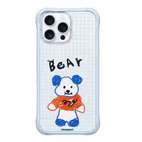 قاب Youngkit یانگ کیت Bear Hug آبی مناسب برای Apple iPhone 16 Pro Max