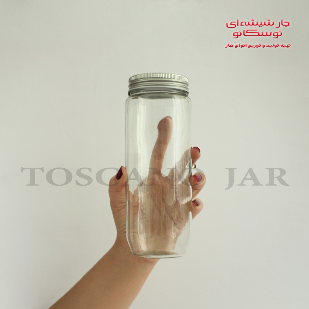 شیشه  استوانه ای قطر 6 سانت  سایز 1