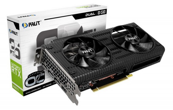 کارت گرافیک پالیت GeForce RTX 3060 Ti dual 8GB PALIT