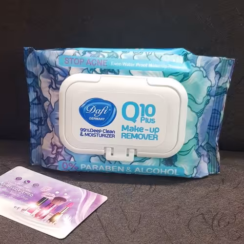 دستمال مرطوب آرایشی دافی 50عددی/ارسال رایگان