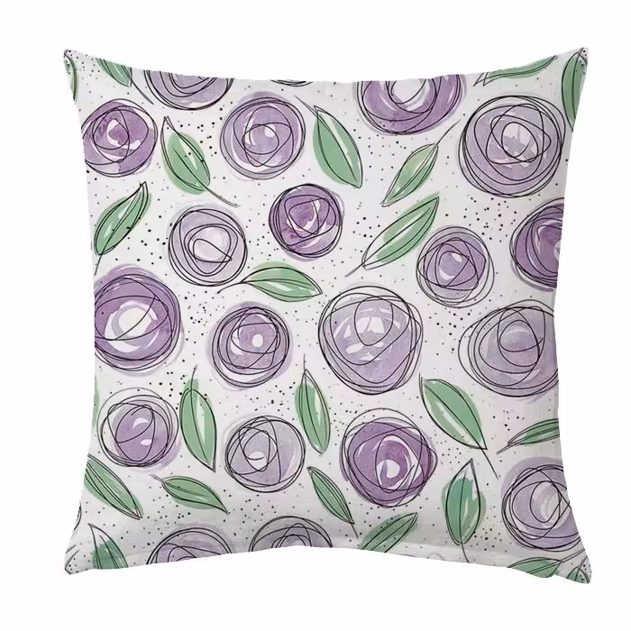 کاور کوسن کراس‌ماه طرح لاوین سایز 40 در 40 سانتی کد c2114