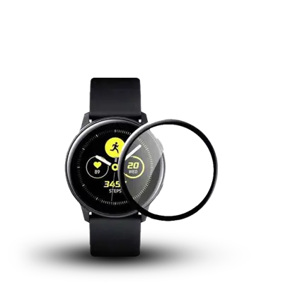 محافظ صفحه نمایش شیشه ای تمپرد مدل فول چسب مناسب (Galaxy Watch Active2 40mm (R830
