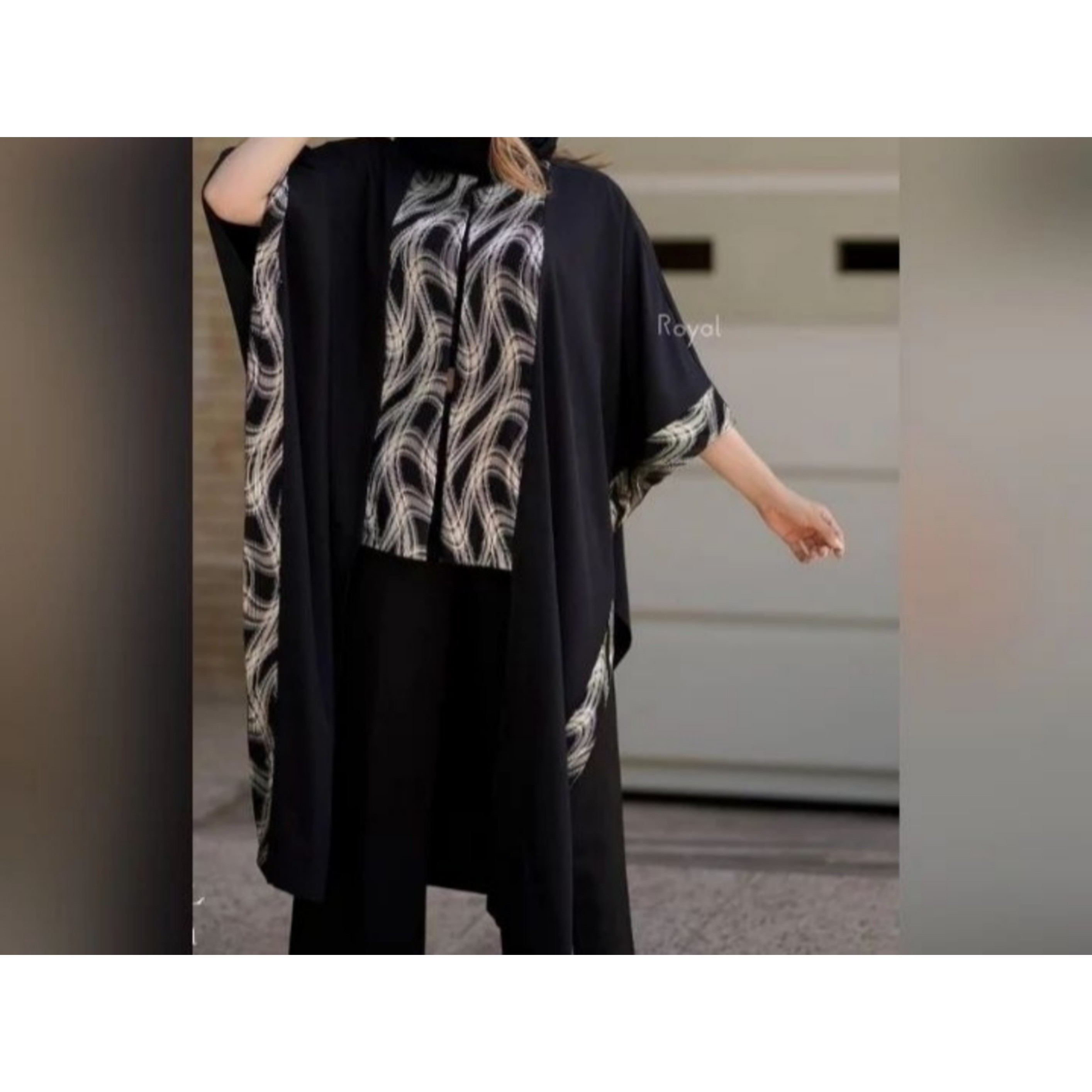 مانتو مجلسی طرح دار