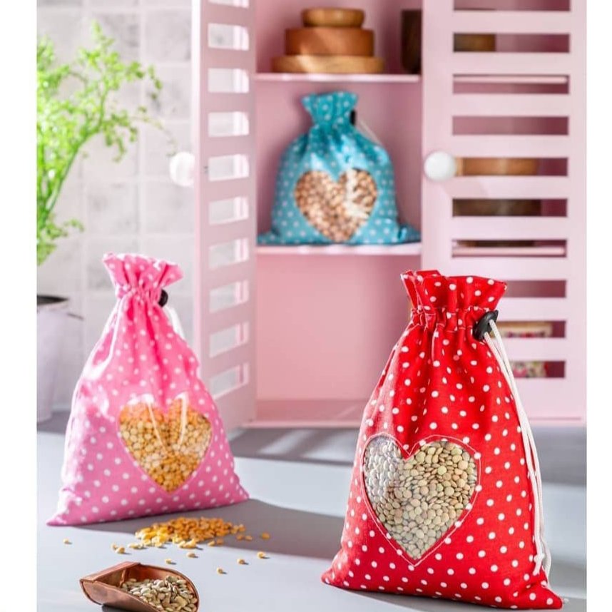 کیسه حبوبات قلبی شکل