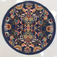 گلیم ماشینی  گرد(80-80)-هشت رنگ-طرح افشان-در سایزهای مختلف-ارسال پس کرایه