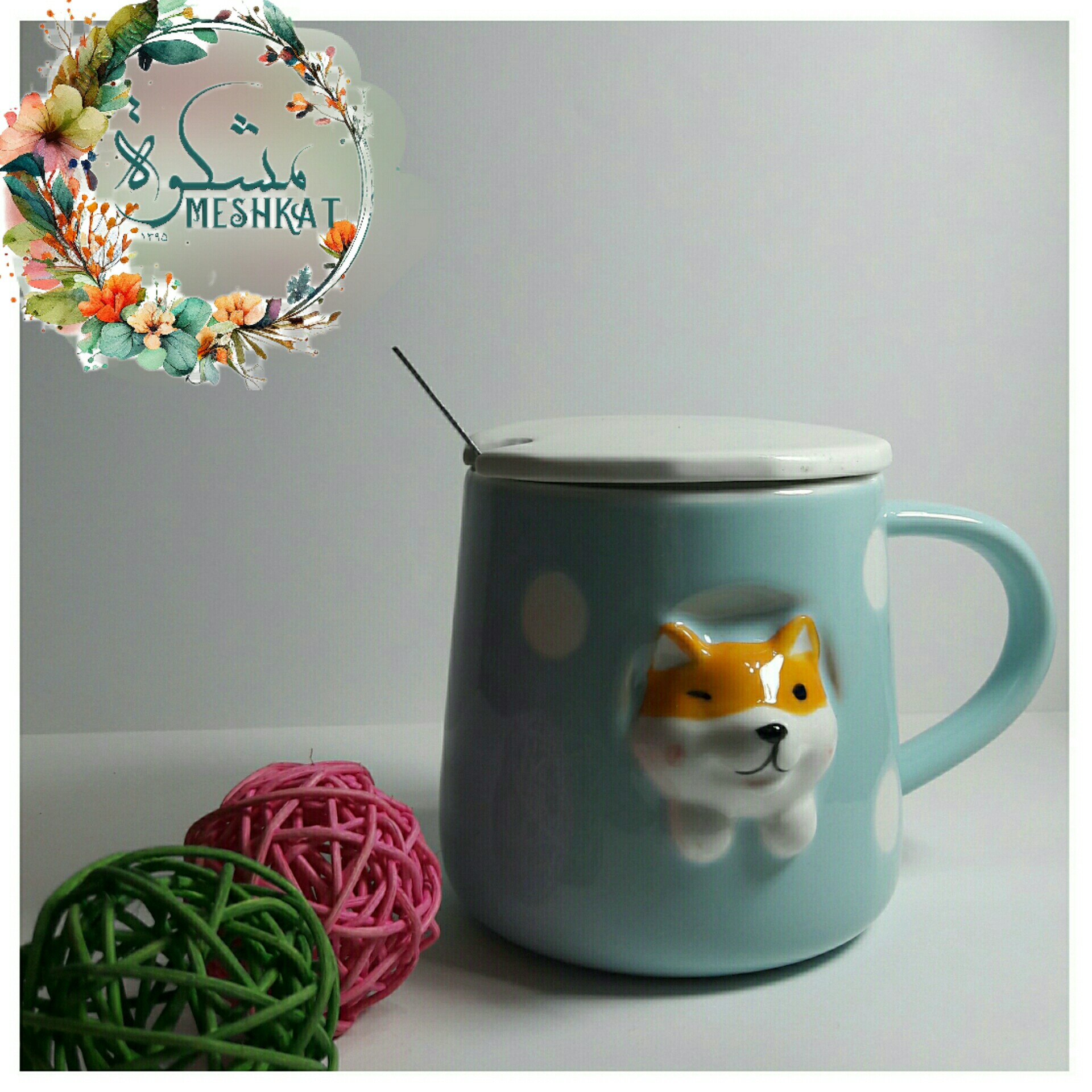 ماگ طرح روباه برجسته