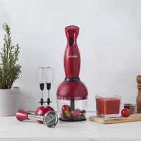 ست مخلوط کن و گوشتکوب برقی و همزن 1000واتی کاراجا رنگ قرمز کد 502000150