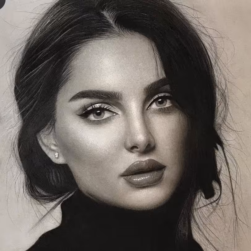 چهره سیاه قلم