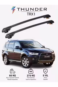 نوار محافظ خودرو خاکستری قفل حامل MITSUBISHI OUTLANDER SPORT 2010 2022 TRX2 Thunder