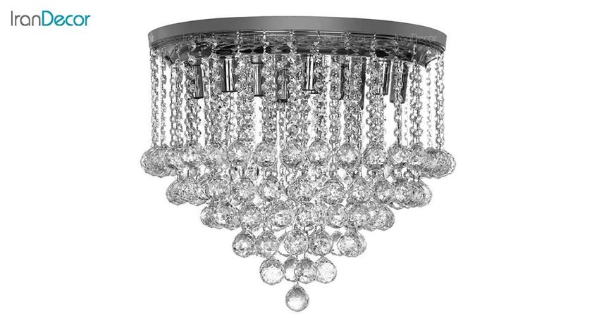 لوستر سقفی چشمه نور مدل 6638/50 استیل