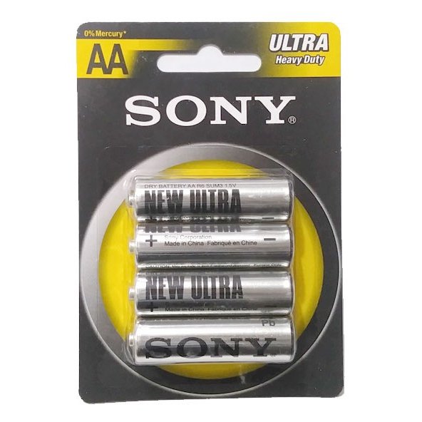 باتری کارتی 4 عددی قلمی سونی - باتری قلم Sony - افرا پخش