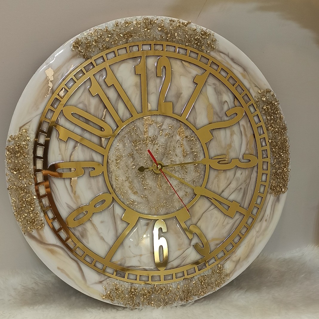 ساعت طرح مرمر