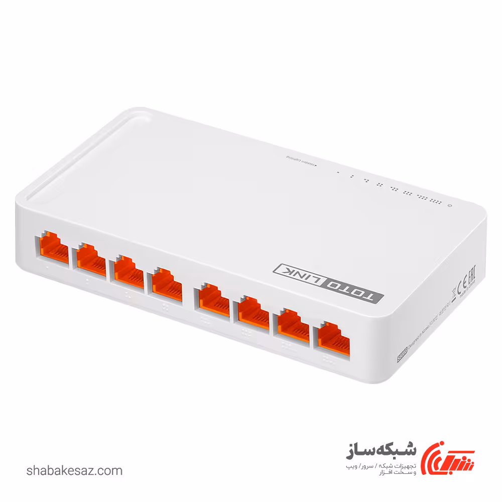 قیمت و خرید سوییچ شبکه توتولینک Totolink S808G دسکتاپ 8 پورت 10/100/1000Mbps - شبکه ساز
