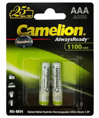 باتری نیم قلمی Camelion مدل AlwaysReady Ni-MH