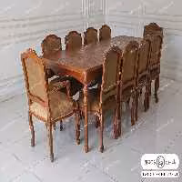 میز ناهارخوری روتی کد 3