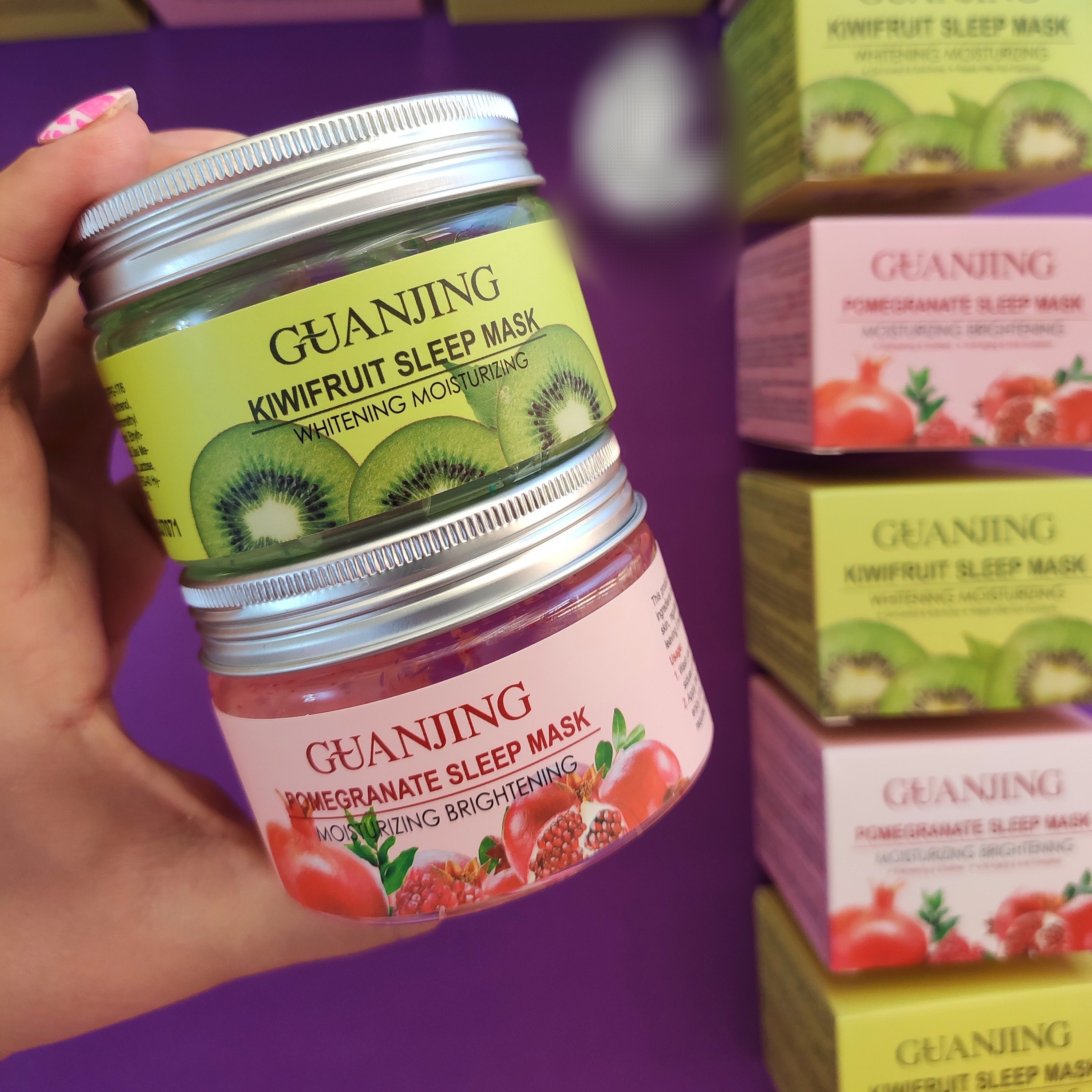 ماسک خواب  آبرسان  و روشن کننده انار