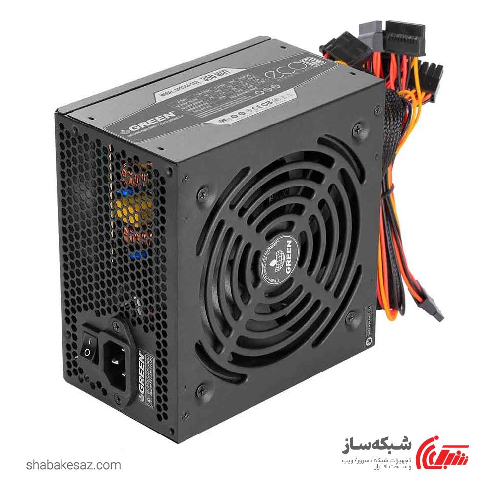 قیمت و خرید منبع تغذیه کامپیوتر گرین Green GP350A-ECO Rev3.1 - شبکه ساز