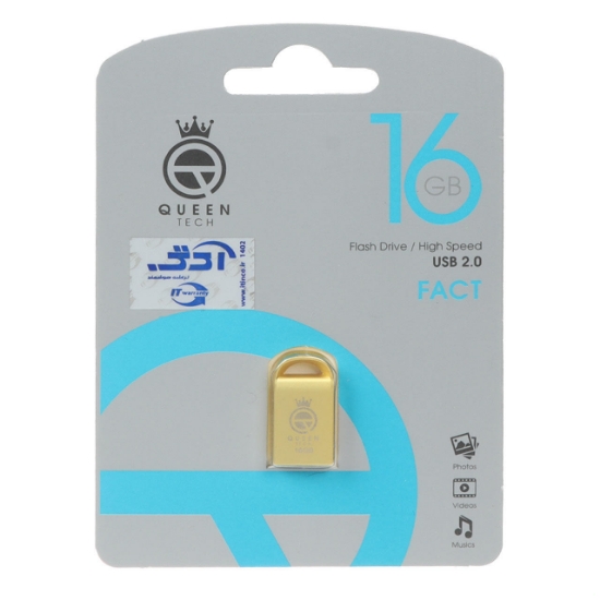 فلش مموری کوئین تک مدل FACT USB2.0 ظرفیت 16 گیگابایت