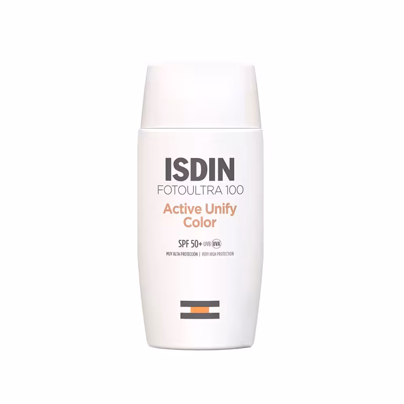 ضد آفتاب رنگی ایزدین فوتو الترا 100 اکتیو آنیفای فیوژن فلوئید SPF 100