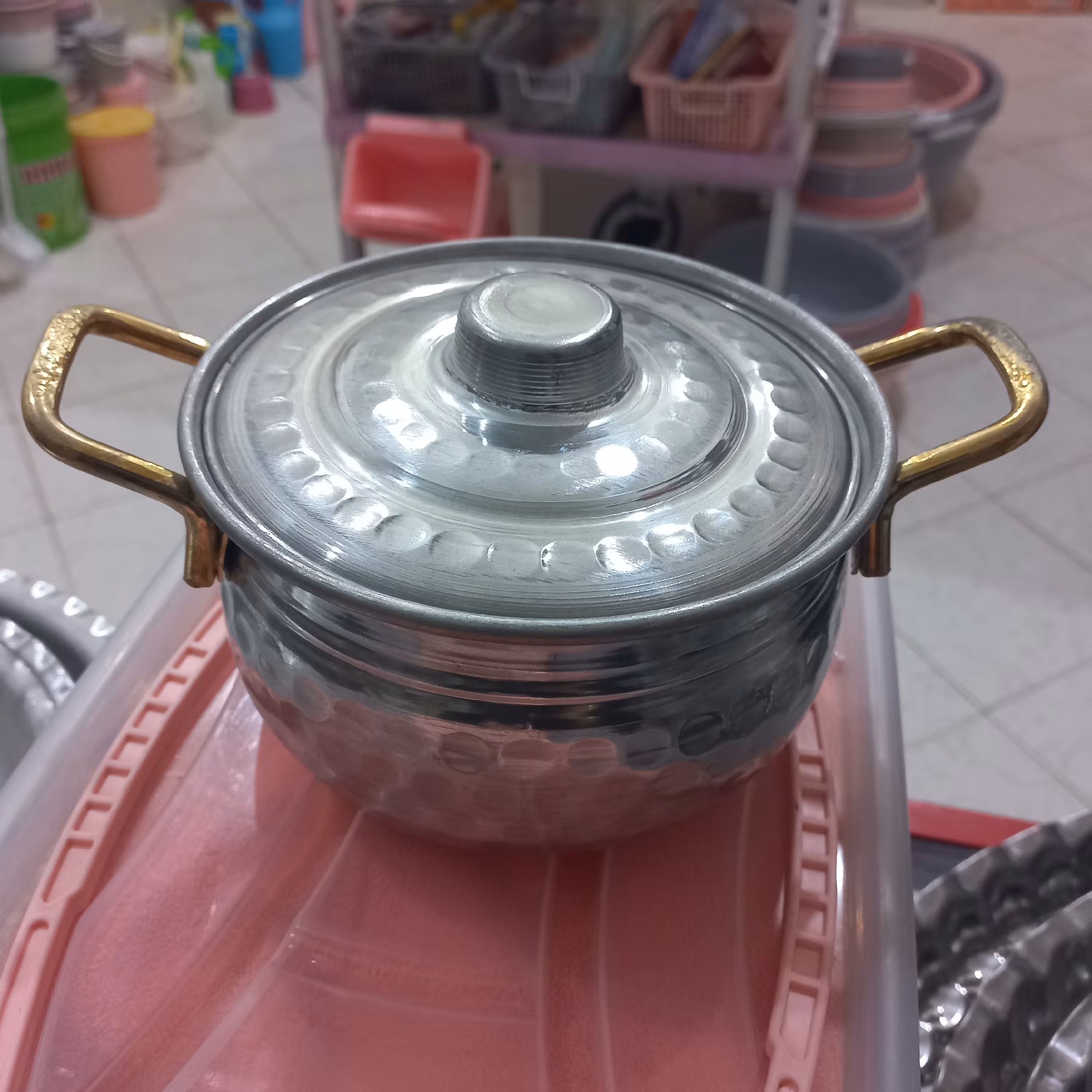 قابلمه  روحی چکشی کوچک( قطر 15 سانتی متر) 