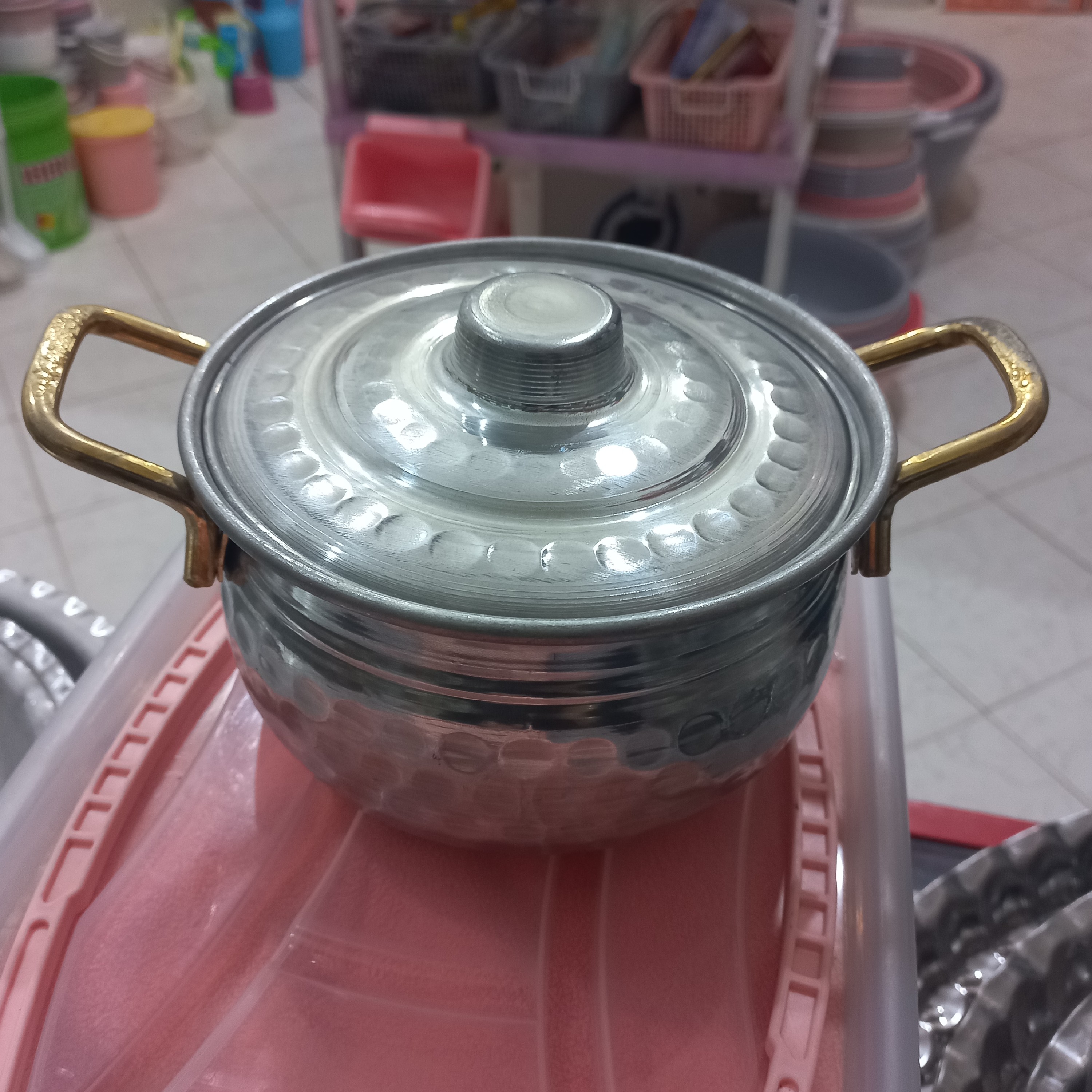 قابلمه  روحی چکشی کوچک( قطر 15 سانتی متر) 
