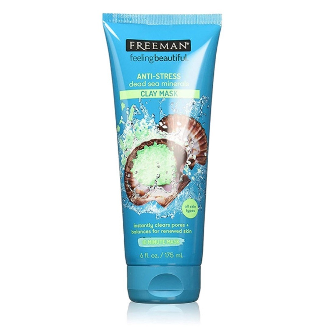 ماسک ضد استرس صورت مواد معدنی دریایی فریمن مدل Anti Stress حجم 175 میل