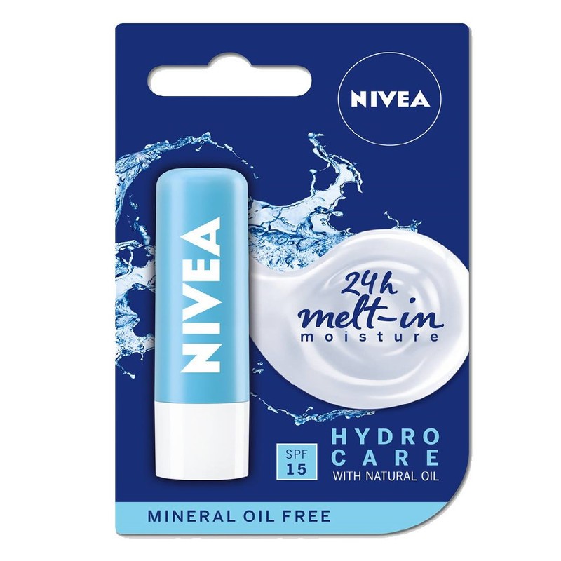 بالم مرطوب کننده لب نیوا Nivea Hydro Care حجم 5.5 میلی لیتر