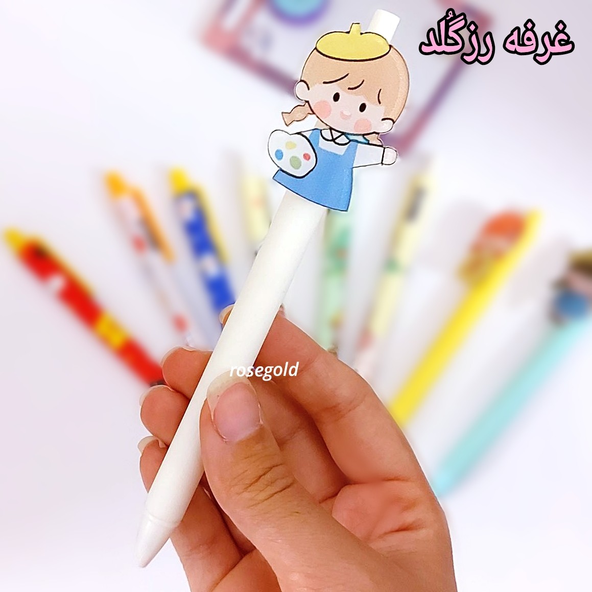 روان نویس فانتزی دختر کیوت سفید کلیکی