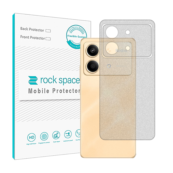 گلس محافظ پشت گوشی شیائومی Redmi Note 13R Pro مدل نانو هیدروژل مات برند راک اسپیس کد 55883S