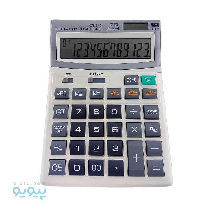 ماشین حساب سیت سایو مدل ct-712 عمده و کارتنی