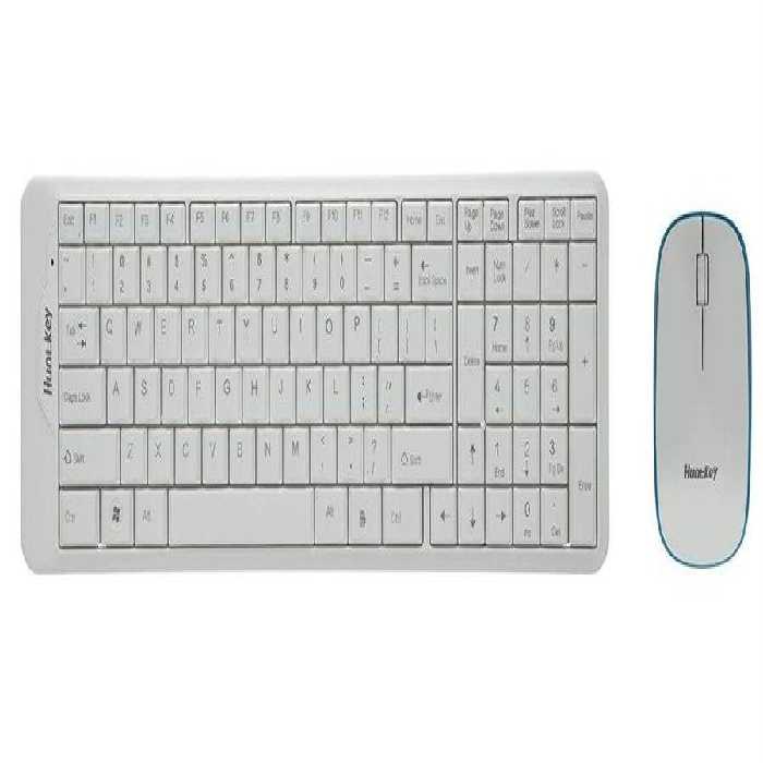 کیبورد و ماوس بی سیم هانت کی مدل KM-136RF