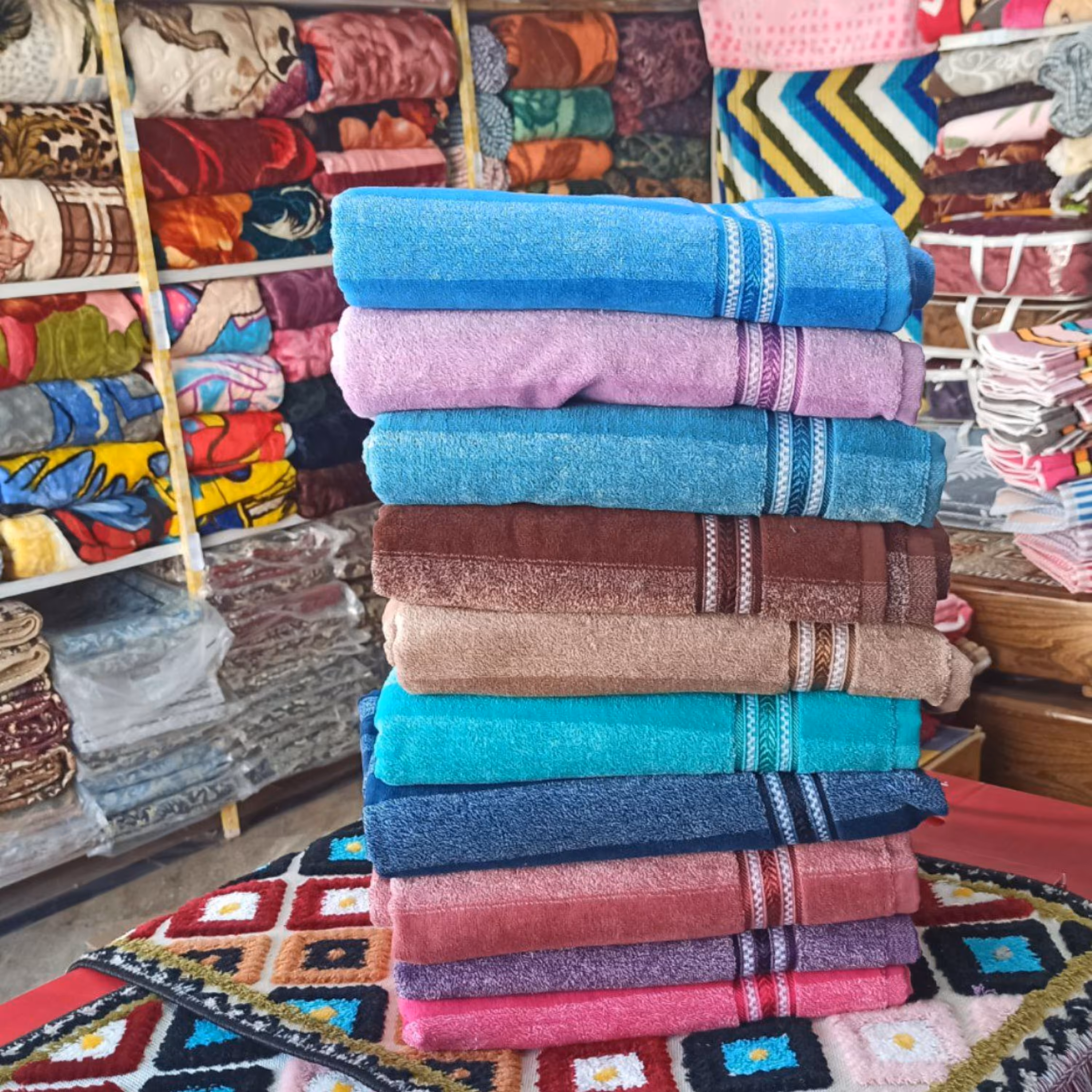 حوله حمامی ماندگار سایز 120/60سانتس متر