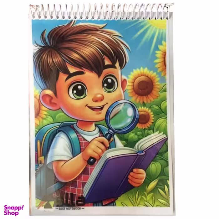 دفتر نقاشی 50 برگ آلاء سایز A5 کد 112
