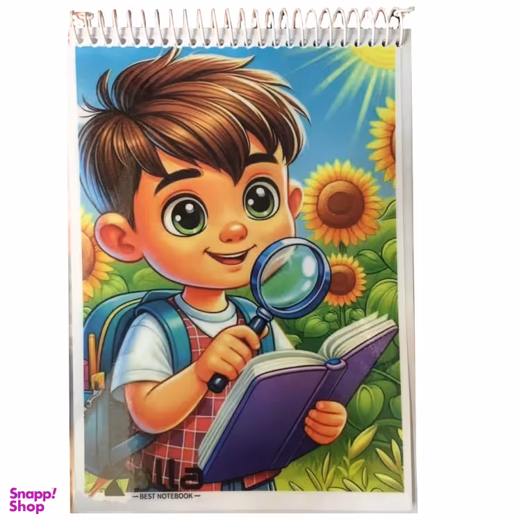 دفتر نقاشی 50 برگ آلاء سایز A5 کد 112