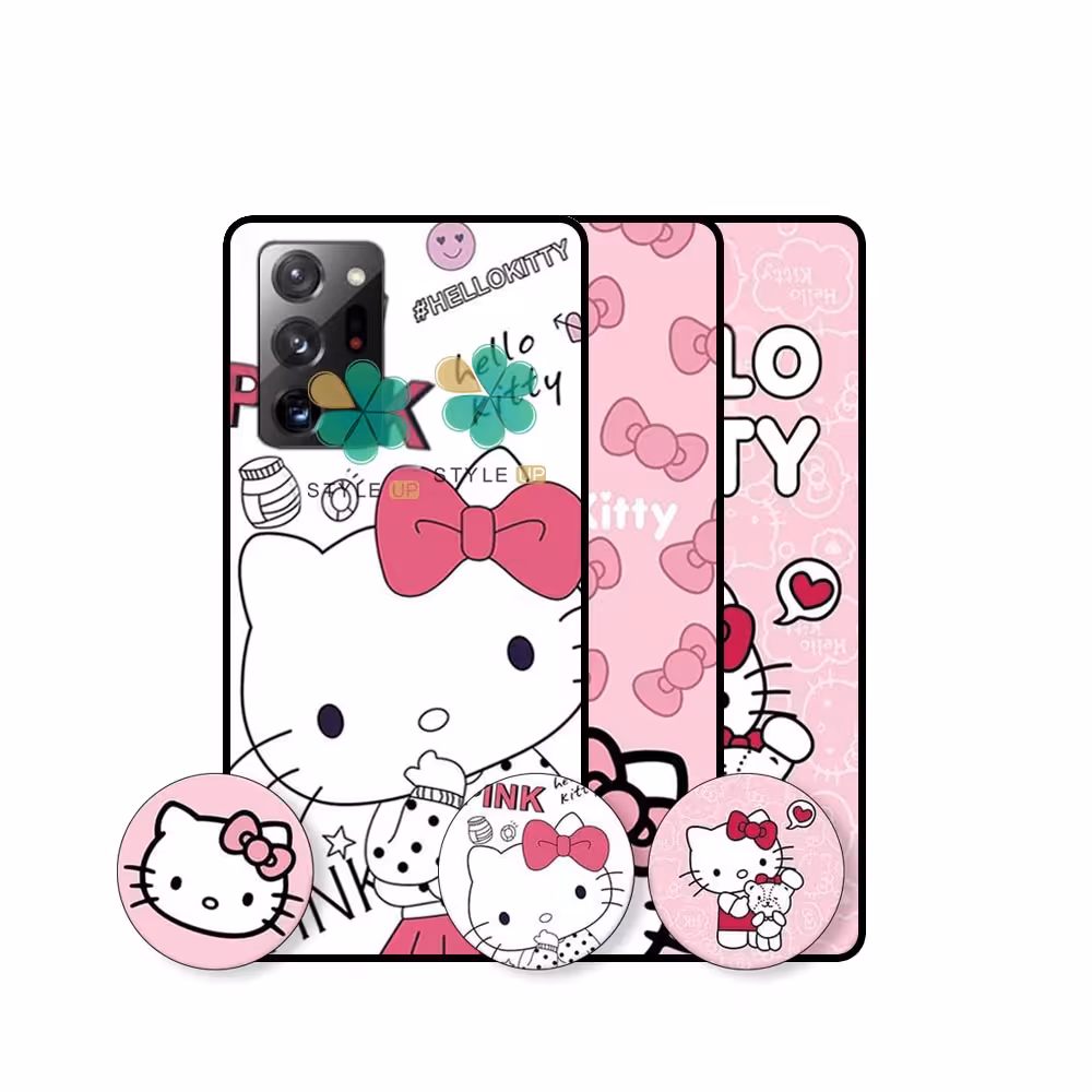 قاب دخترانه گوشی سامسونگ Galaxy Note 20 Ultra طرح Hello Kitty