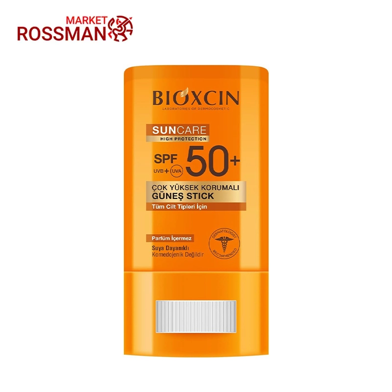 کرم ضد آفتاب استیکی بیوکسین Bioxcin مدل Spf 50 حجم 15 گرم