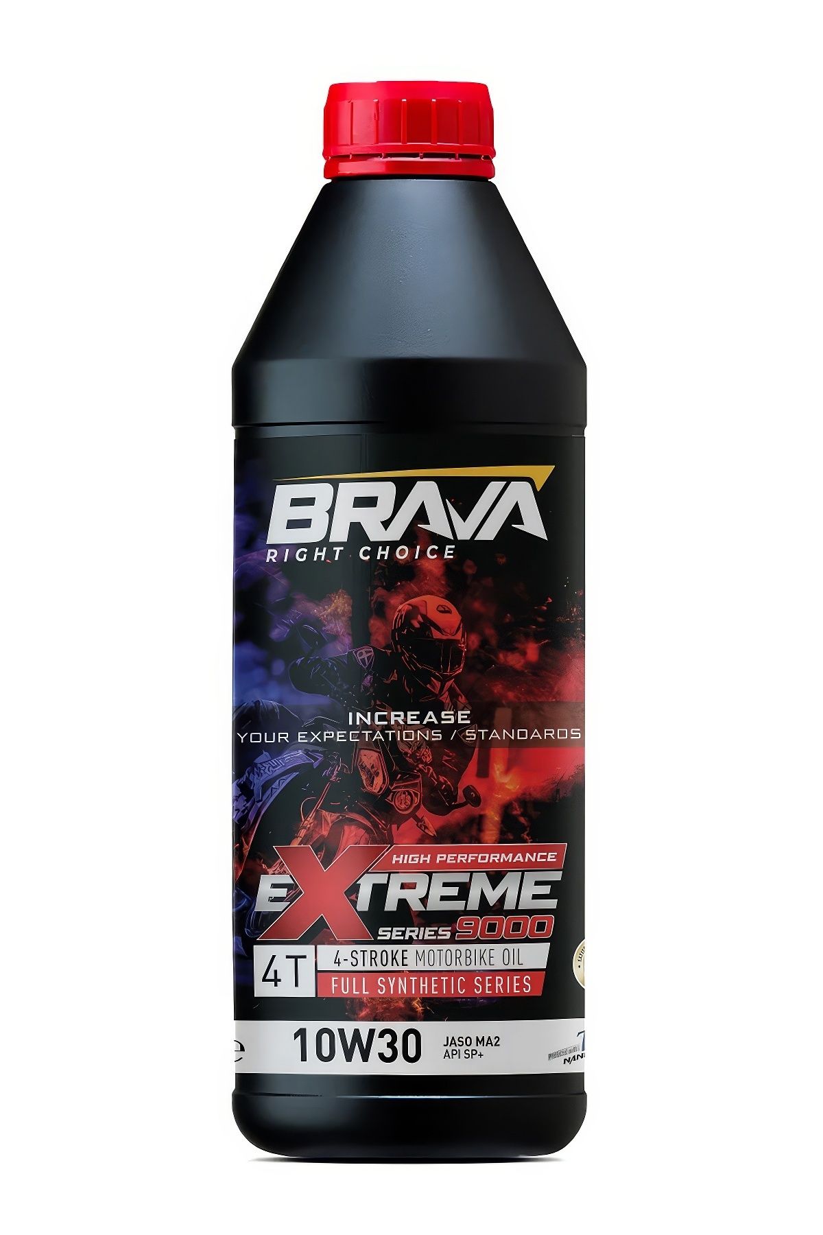 روغن و مکمل موتور EXTREME 9000 4T 10W30 20X 1 LT Brava