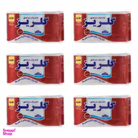 دستمال توالت گلریز مدل رولی مجموعه 6 عددی