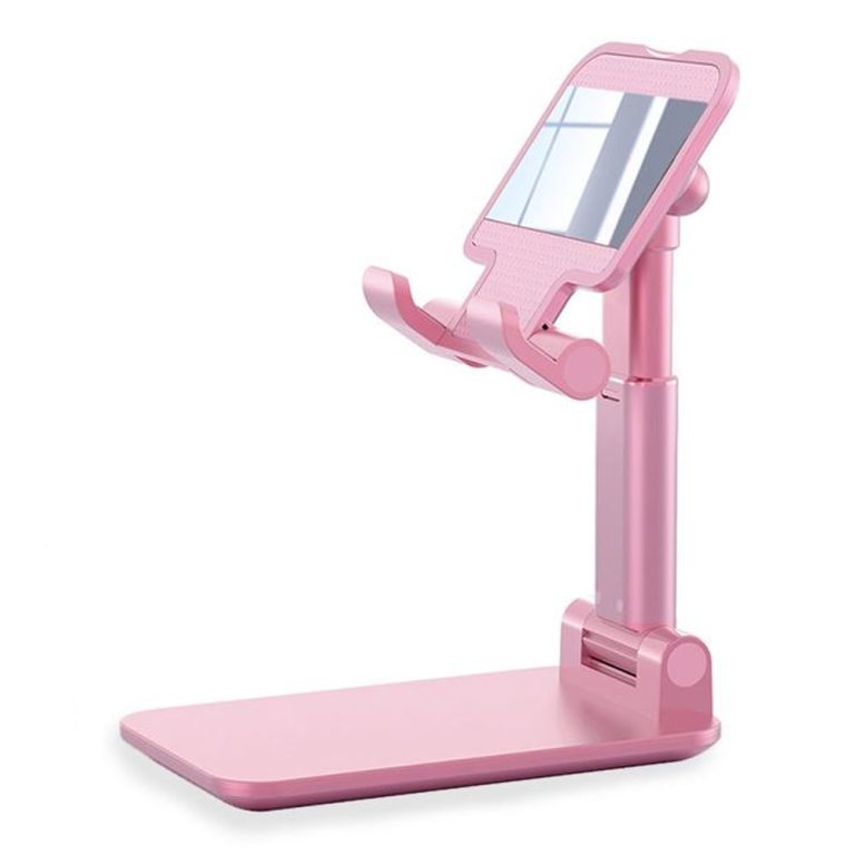 هولدر رومیزی موبایل آینهدار Mobile Phone Desktop Holder 075 / صورتی