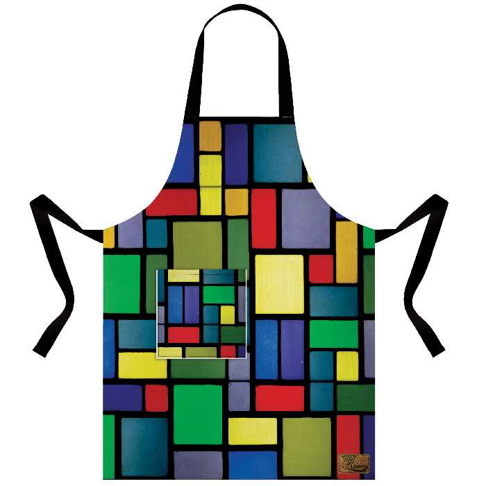 پیشبند آشپزخانه ضد آب سه لایه سایز 50 در 70 مدل A1-148 شرکت رنس