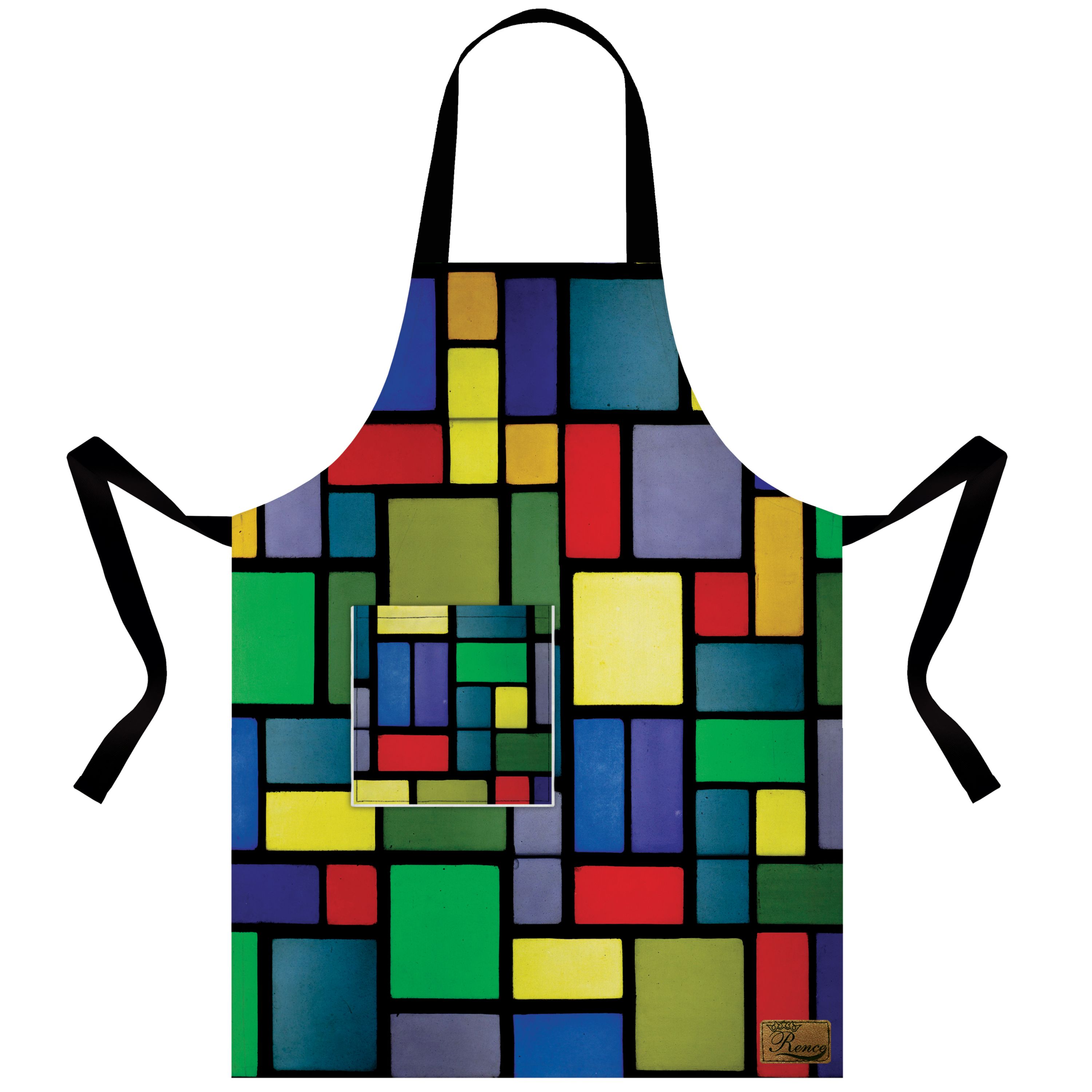 پیشبند آشپزخانه ضد آب سه لایه سایز 50 در 70 مدل A1-148 شرکت رنس