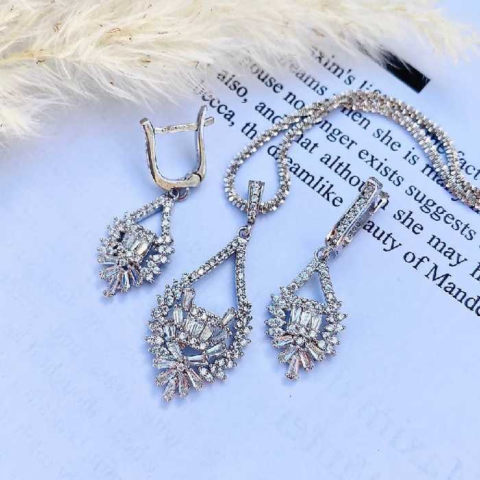 نیمست جواهری نقره خالص