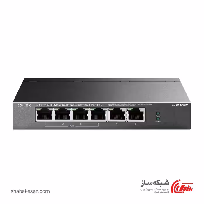 قیمت و خرید سوئیچ شبکه PoE گیگابیت تی پی لینک Tp-Link TL-SF1006P - شبکه ساز