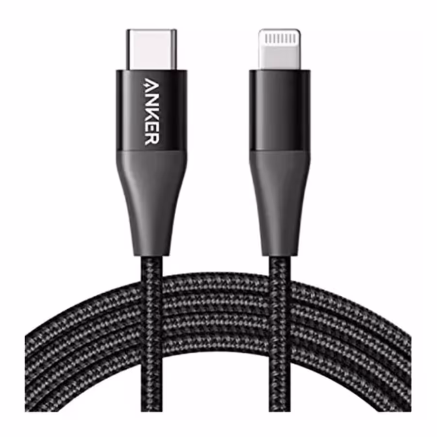 قیمت و خرید کابل 1.8 متری تبدیل USB-C به لایتنینگ انکر مدل PowerLine  II A8653 | یاس ارتباط